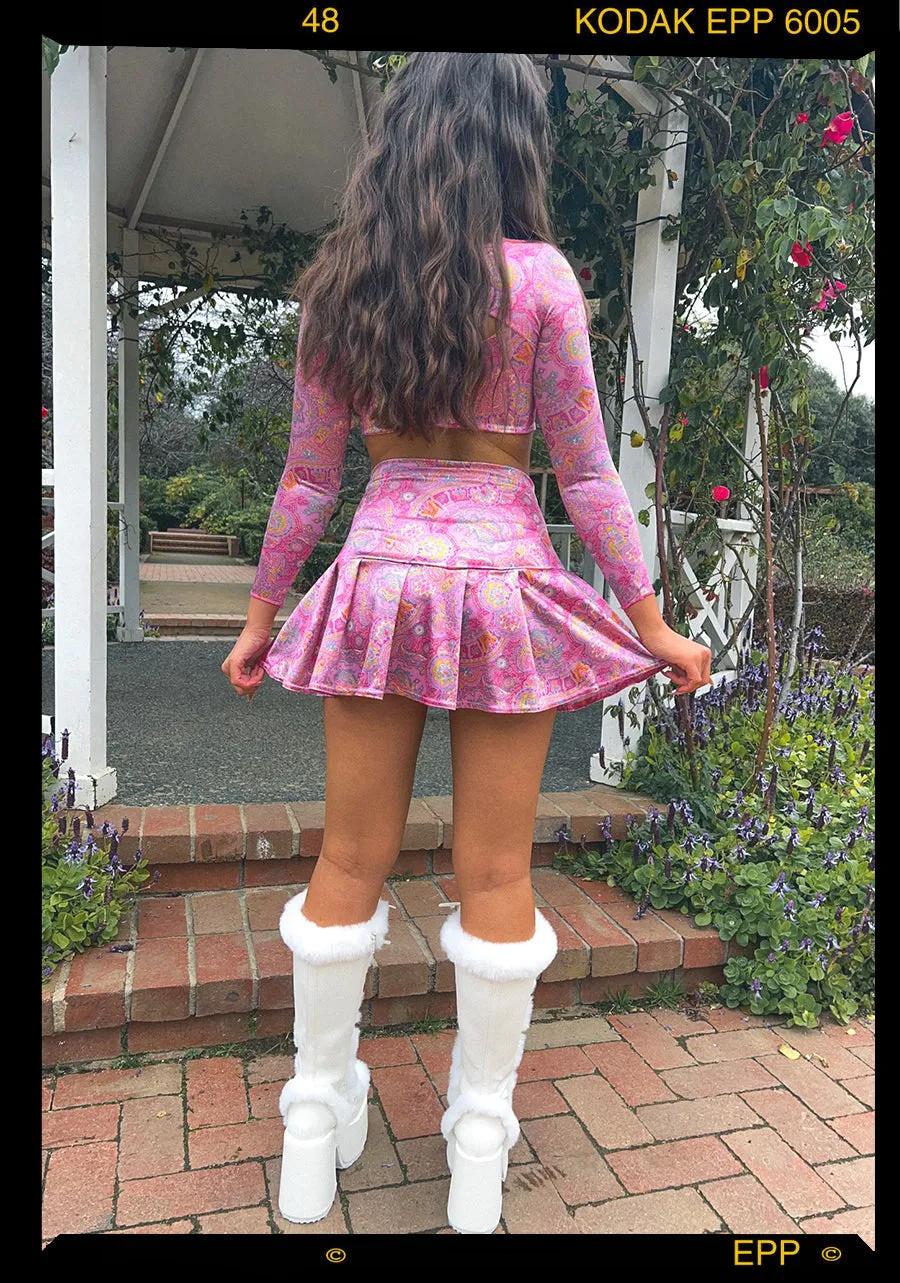 ✿ LILY SHRUG - PINK PAISLEY✿
