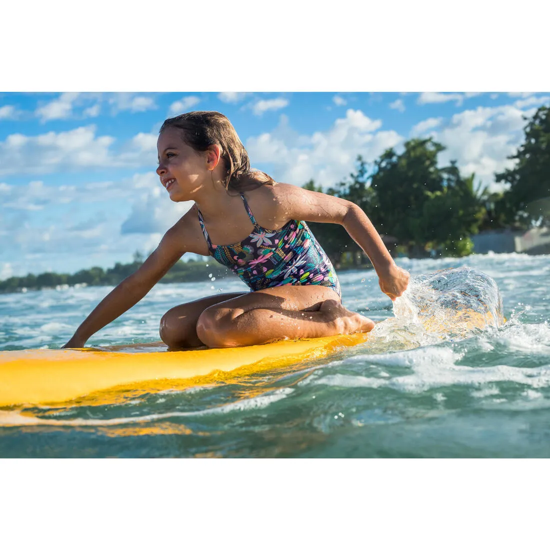 1-piece swimsuit HANALEI 100 - NEON