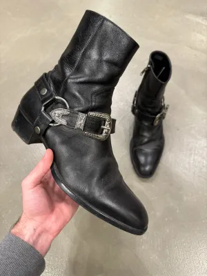 2010s Saint Laurent Paris Western leather boots