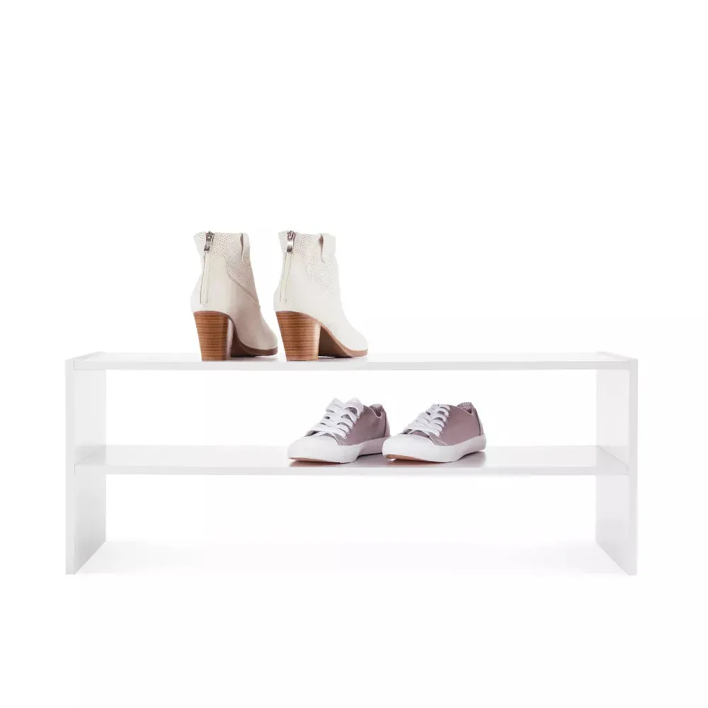 31" Stackable Shelf White - Room Essentials - open_box
