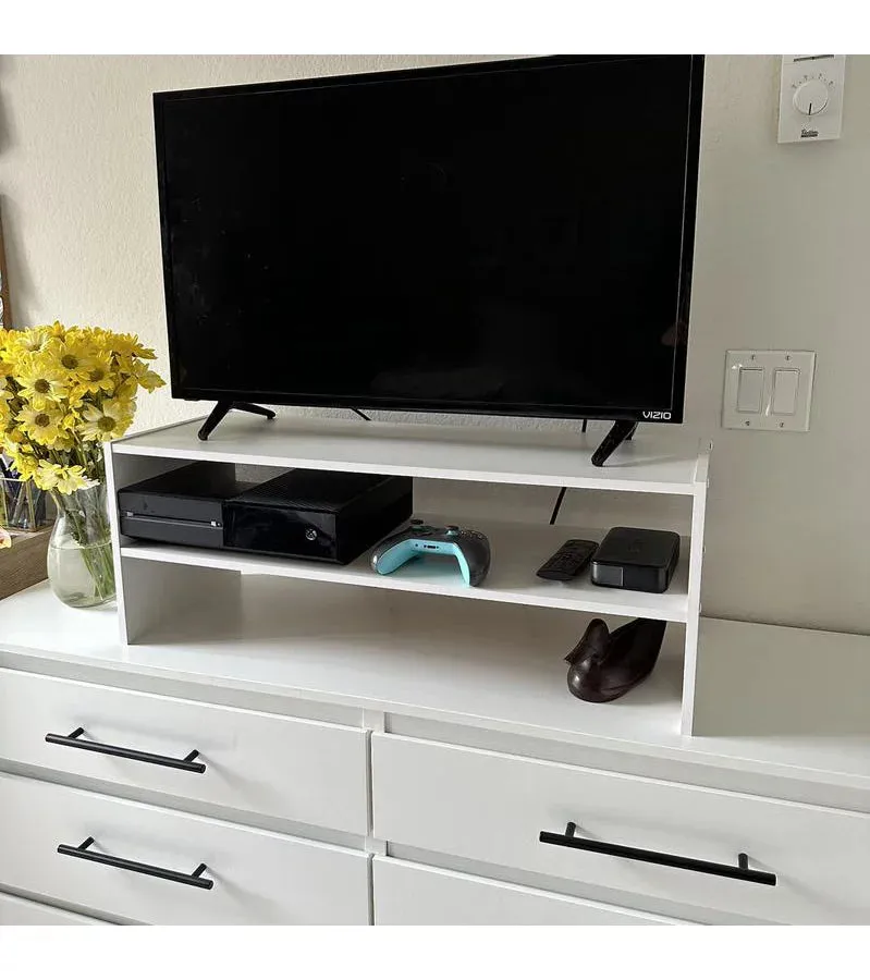 31" Stackable Shelf White - Room Essentials - open_box