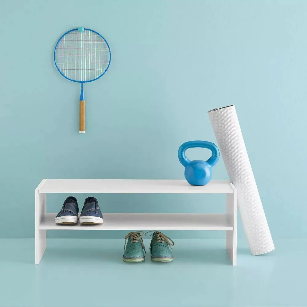 31" Stackable Shelf White - Room Essentials - open_box