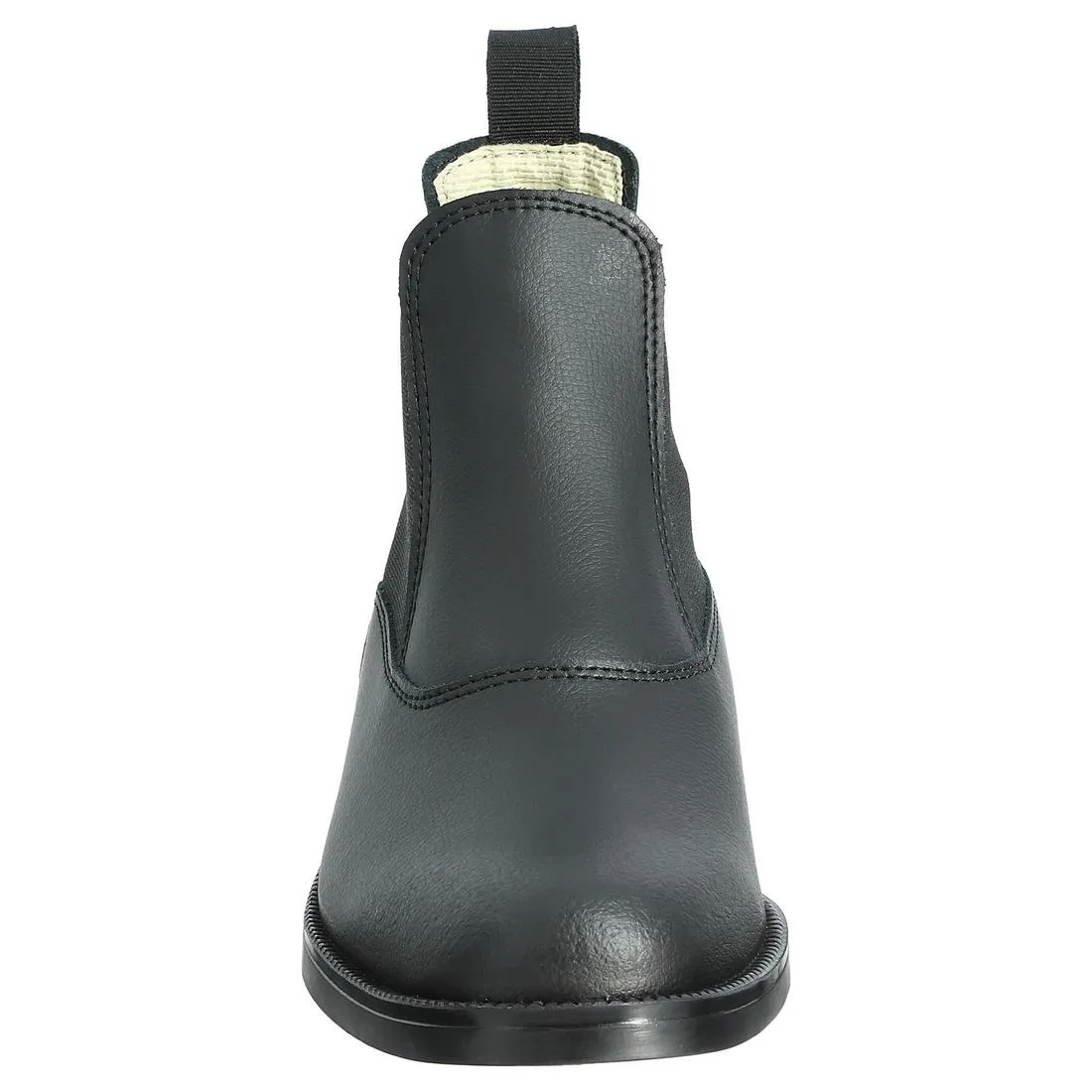 Adult Horse Riding Classic Leather Jodhpur Boots - Black