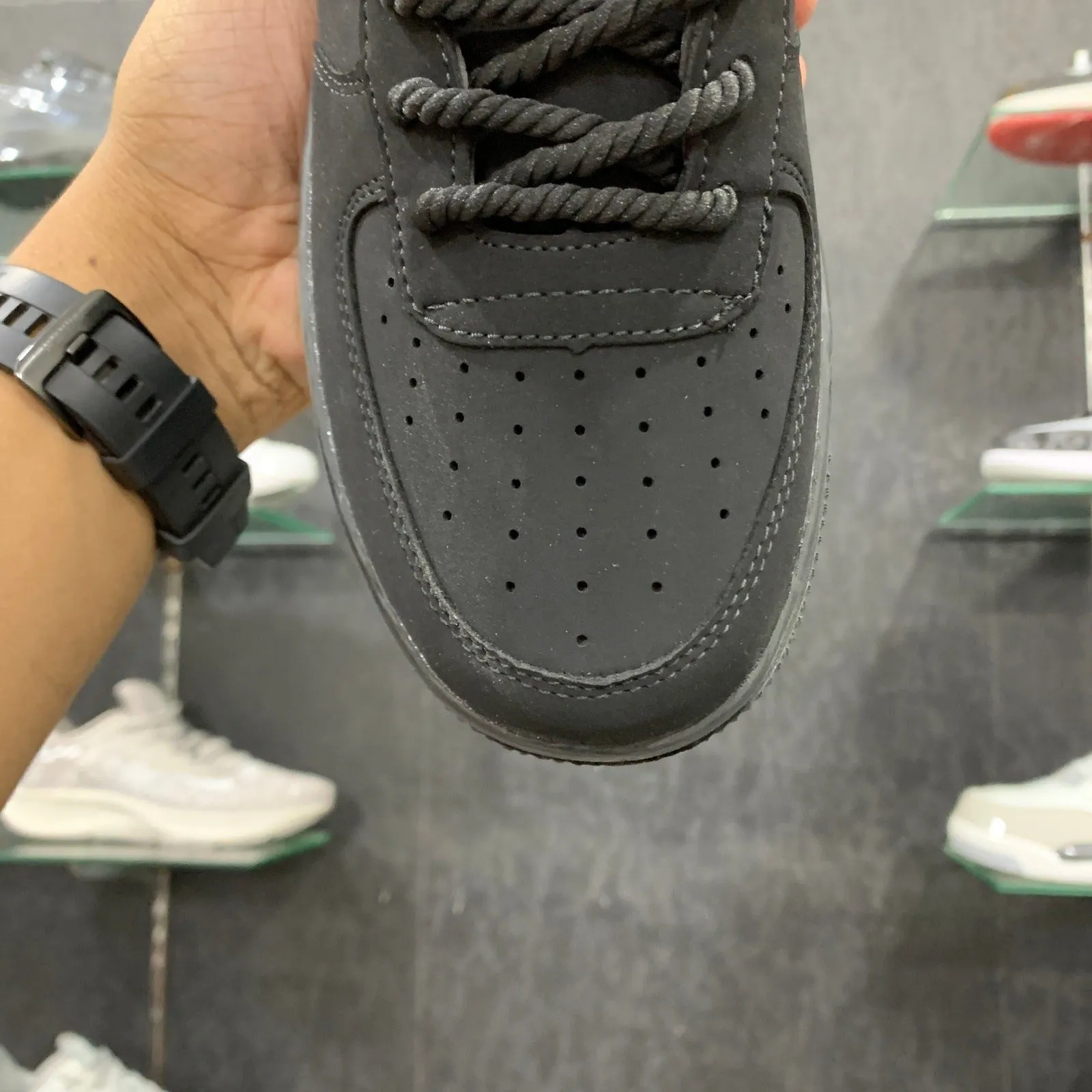AF 1 Rope Laces (All Black)