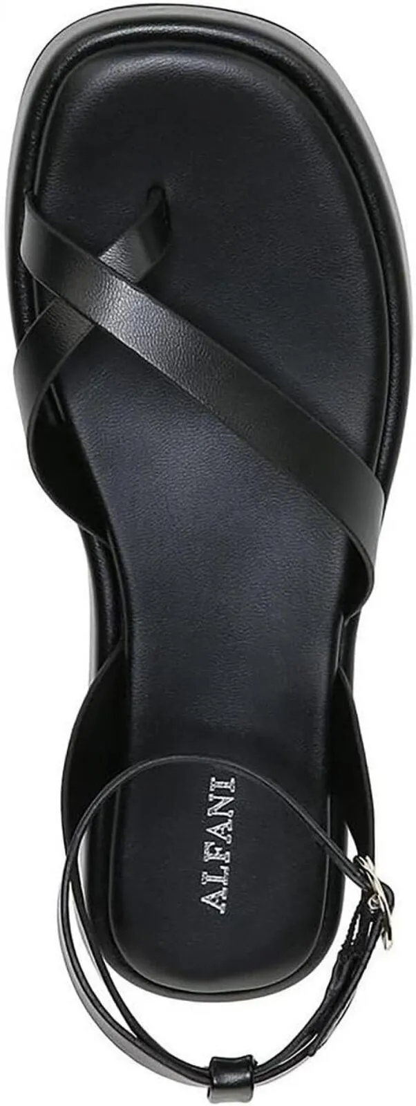 Alfani Womens ARAA Open Toe Platform Ankle Strap Sandals 10014836800 Black 10M