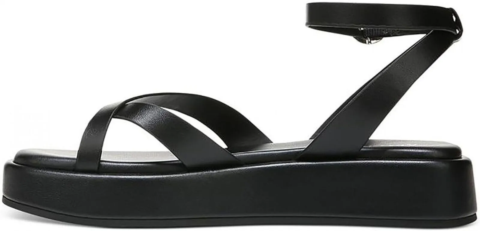 Alfani Womens ARAA Open Toe Platform Ankle Strap Sandals 10014836800 Black 10M