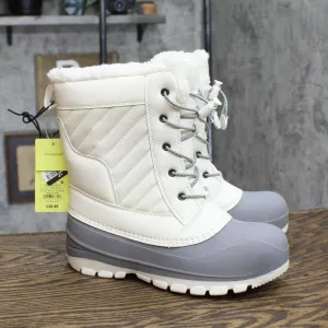 All In Motion Girls Skylar Winter Boots 88236452 Cream / Gray 4