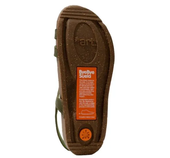 ART 0946 I Breathe Grass Waxed Women's Sandals