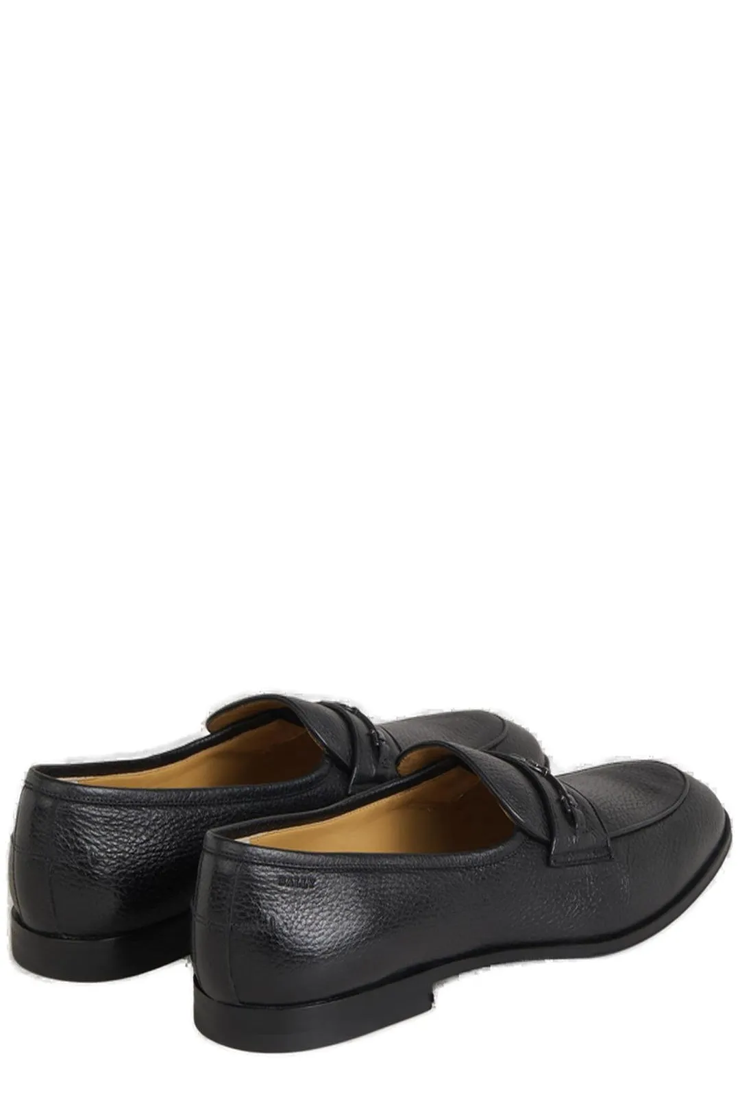 Bally Weram Logo Plaque Loafers