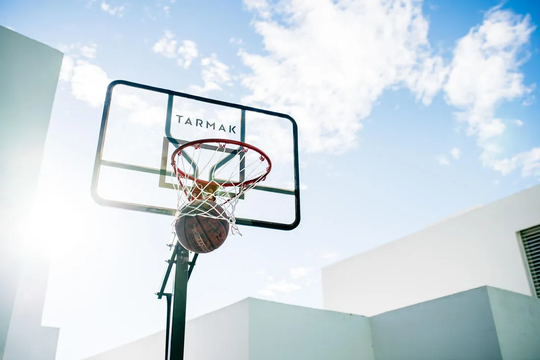 Basketball Hoop By Tarmak - 2.40m to 3.05m With Easy Adjustment