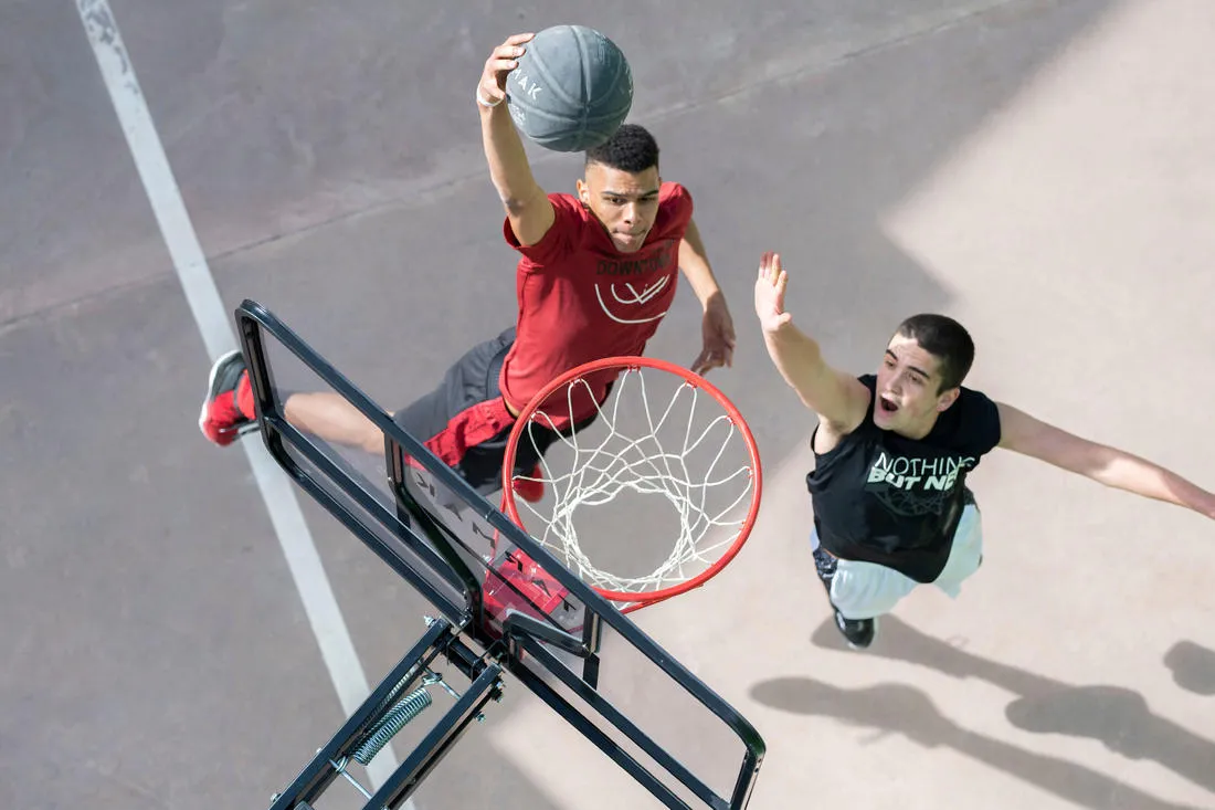 Basketball Hoop By Tarmak - 2.40m to 3.05m With Easy Adjustment