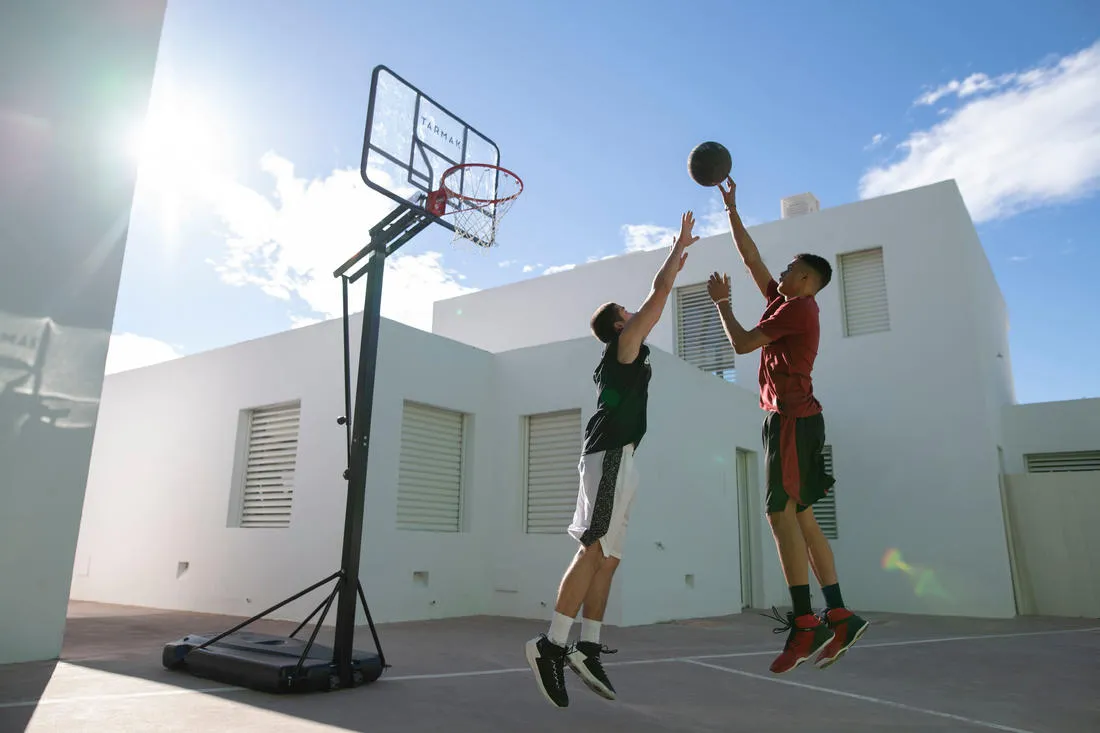 Basketball Hoop By Tarmak - 2.40m to 3.05m With Easy Adjustment