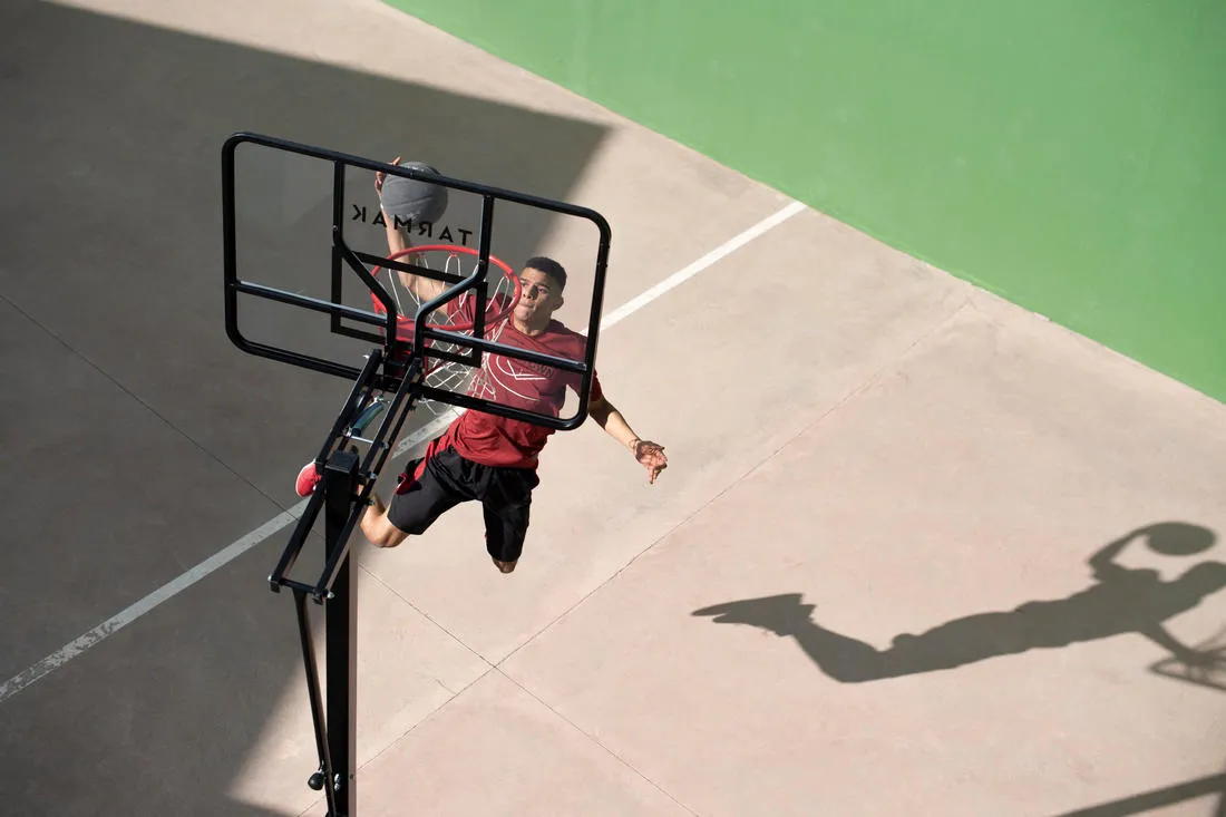 Basketball Hoop By Tarmak - 2.40m to 3.05m With Easy Adjustment