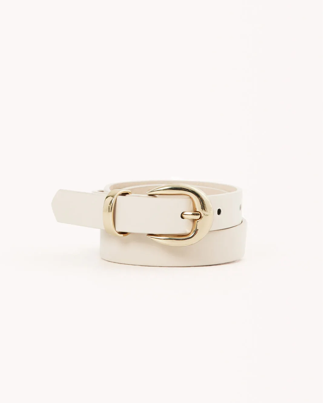 BELLA BELT - BONE-GOLD