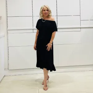 Black Rachel Ruffle skirt