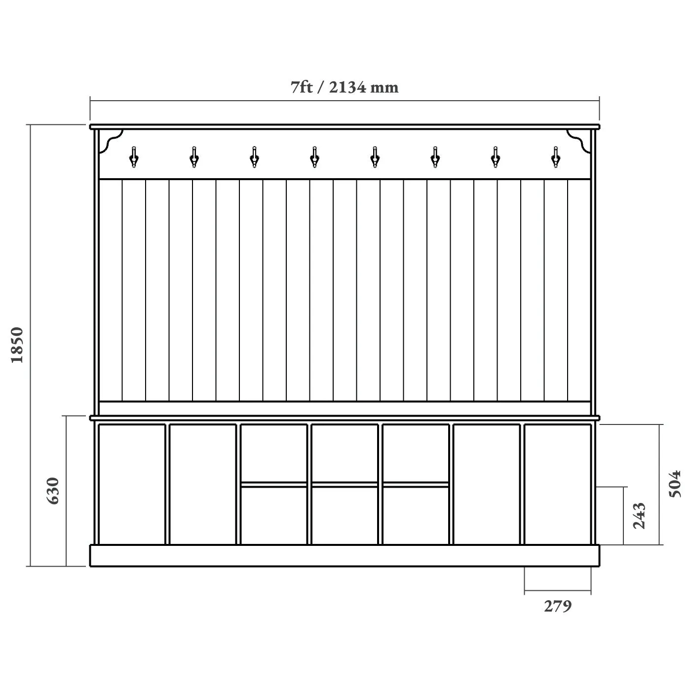 Boot Room Storage Bench