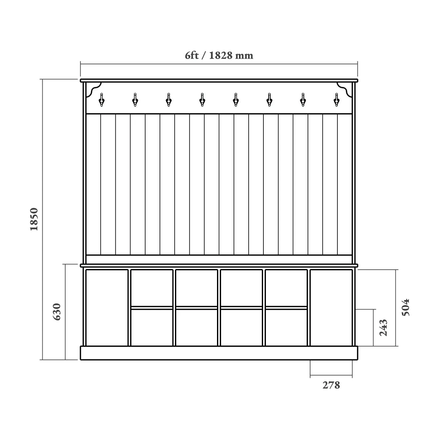 Boot Room Storage Bench