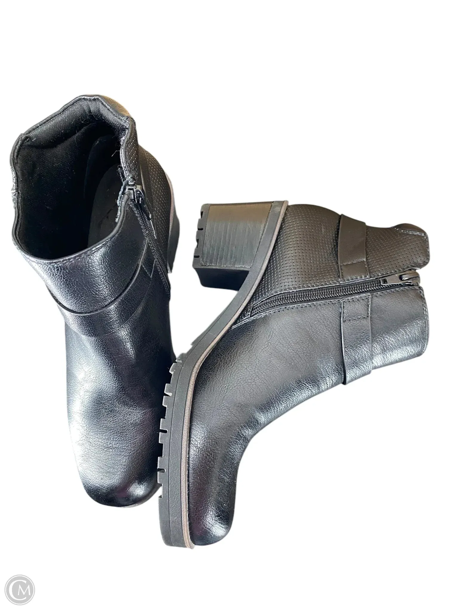 Boots Ankle Heels By Bare Traps In Black, Size: 8