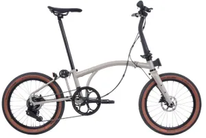 Brompton G Line Medium Folding Bike - Traildust White