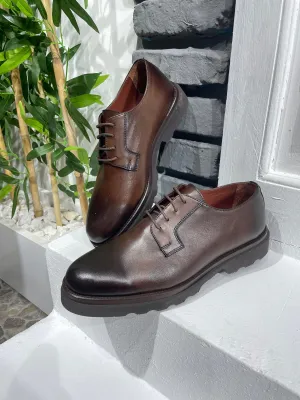 Brown Derby Laces Shoes