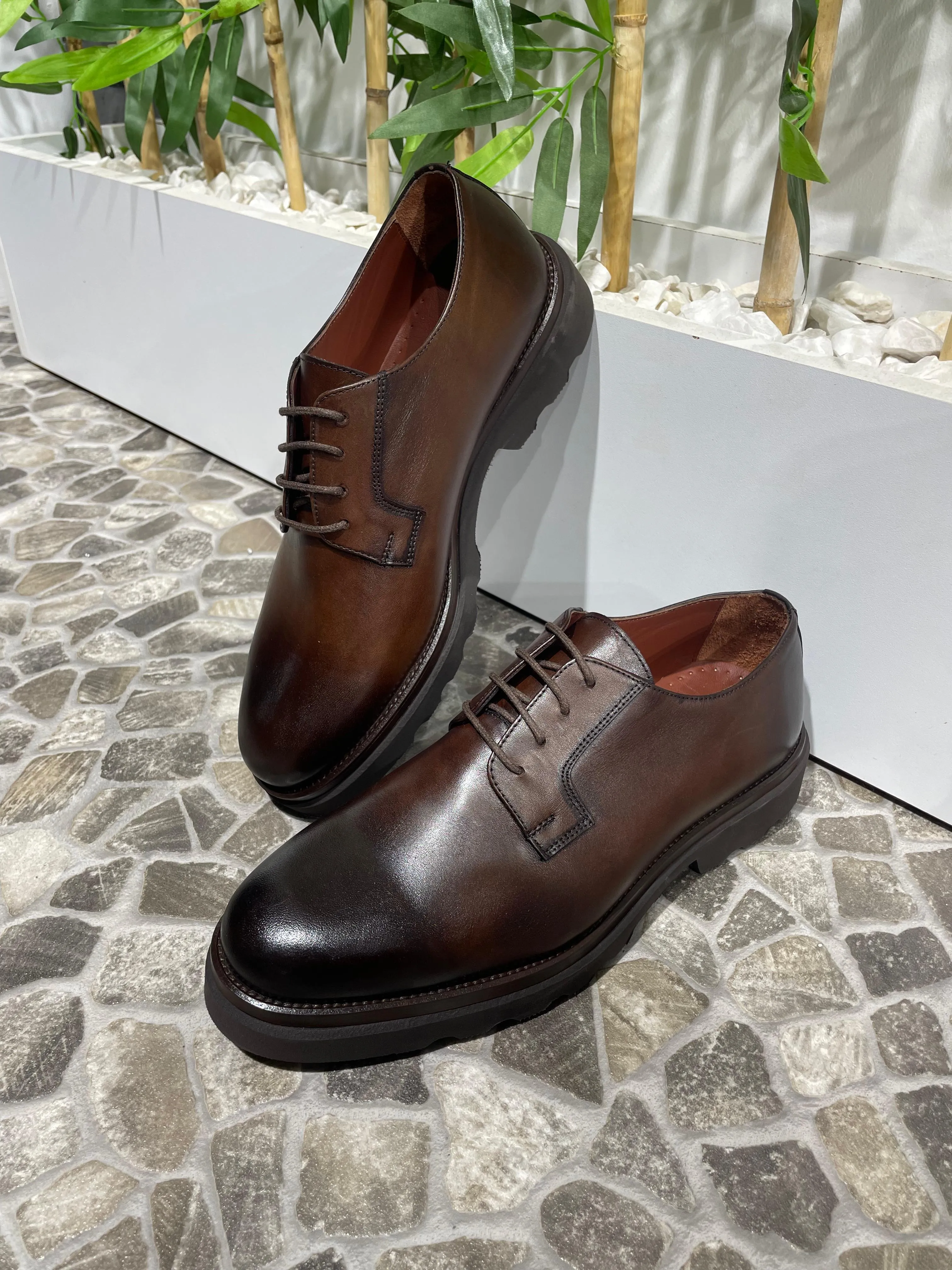 Brown Derby Laces Shoes