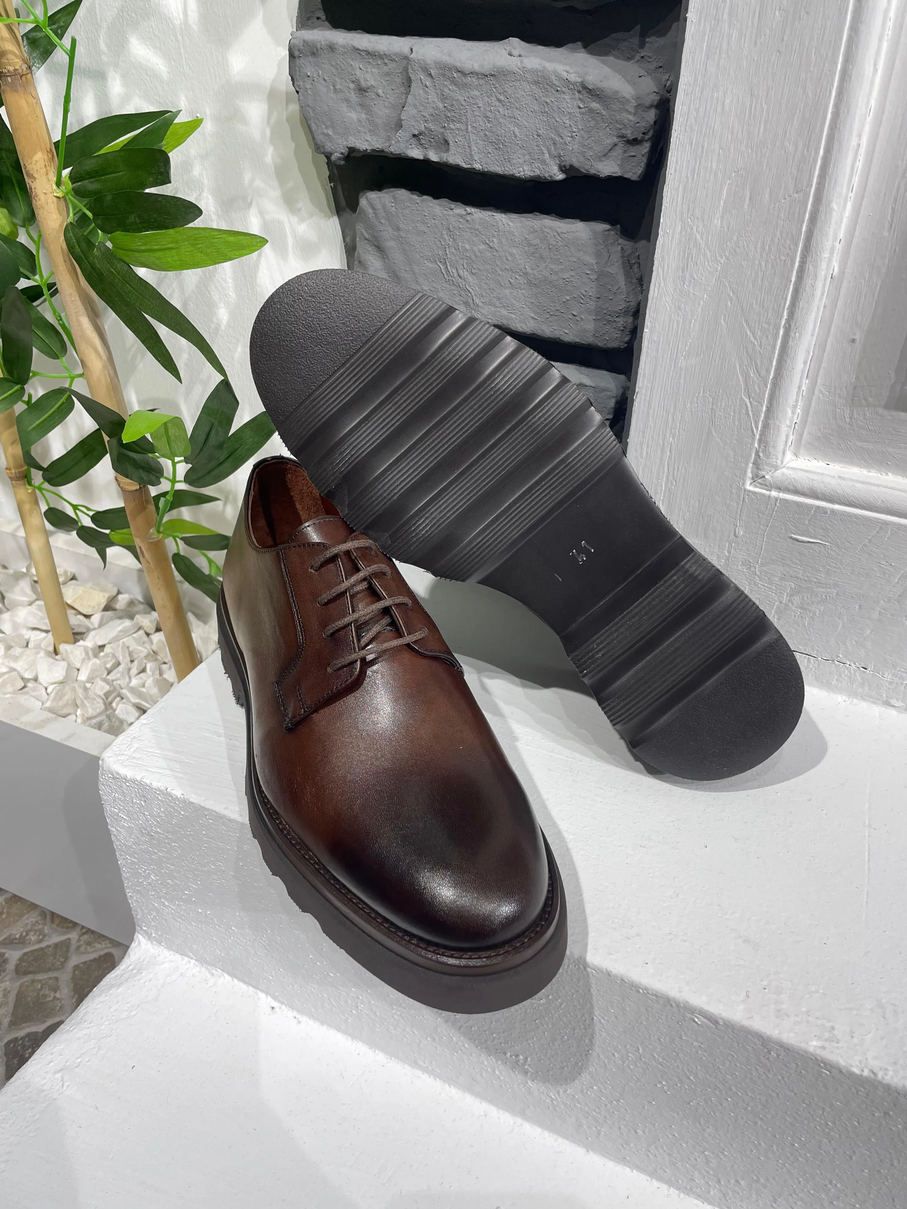 Brown Derby Laces Shoes