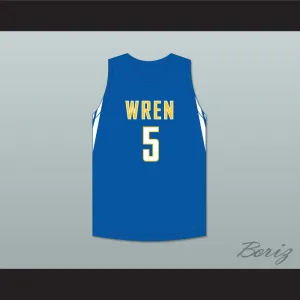 Bryce McGowens 5 Wren High School Hurricanes Blue Basketball Jersey 2