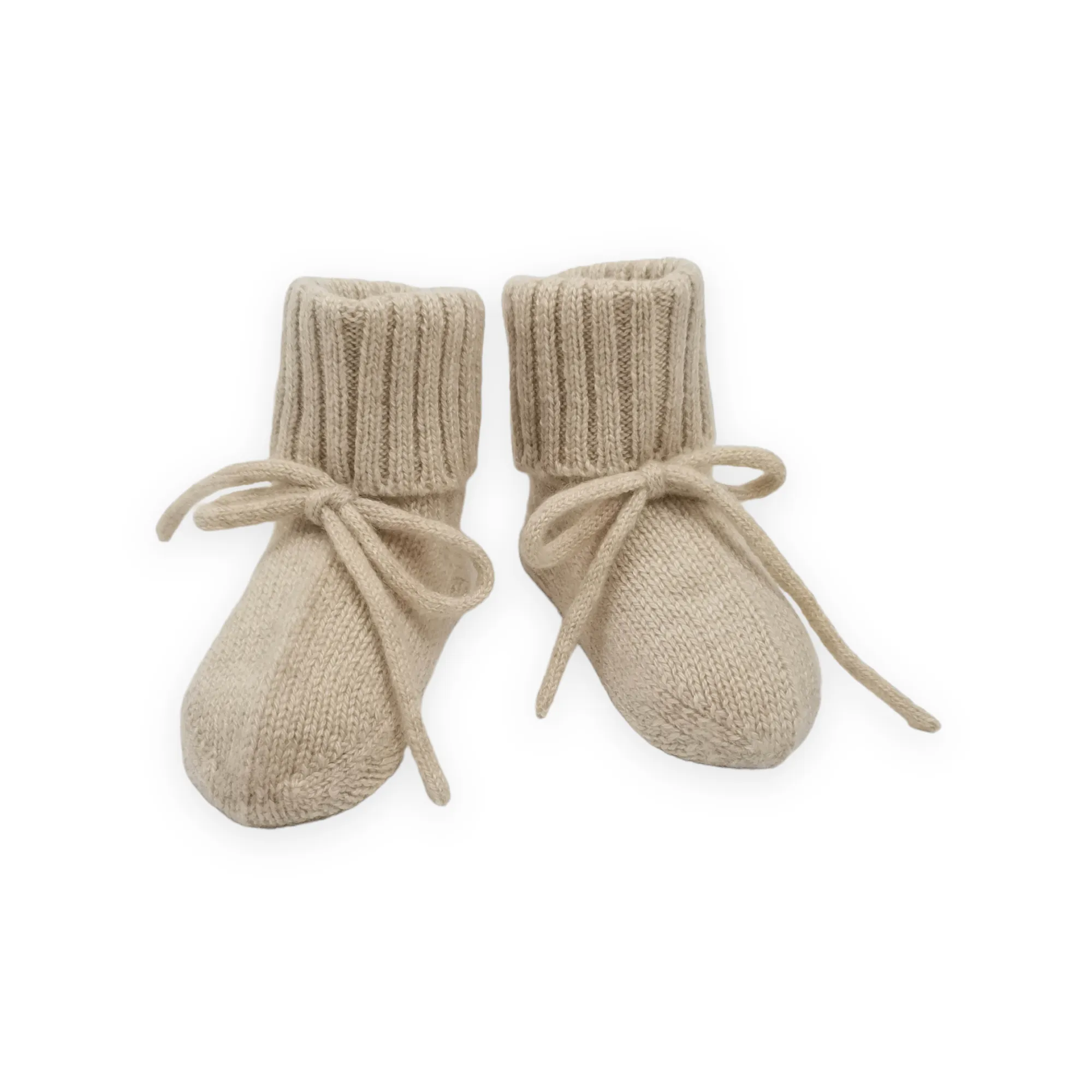 Cashmere Bonnet & Boots Gift Set Apricot