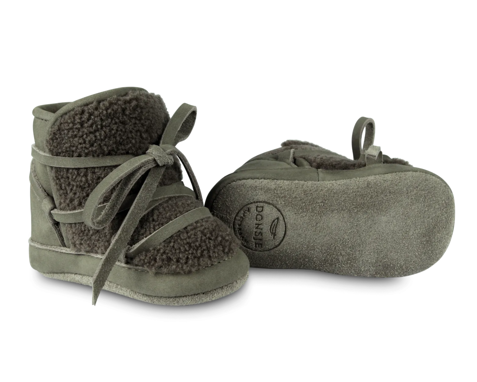 Cassi Booties | Stone Nubuck