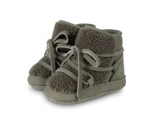Cassi Booties | Stone Nubuck