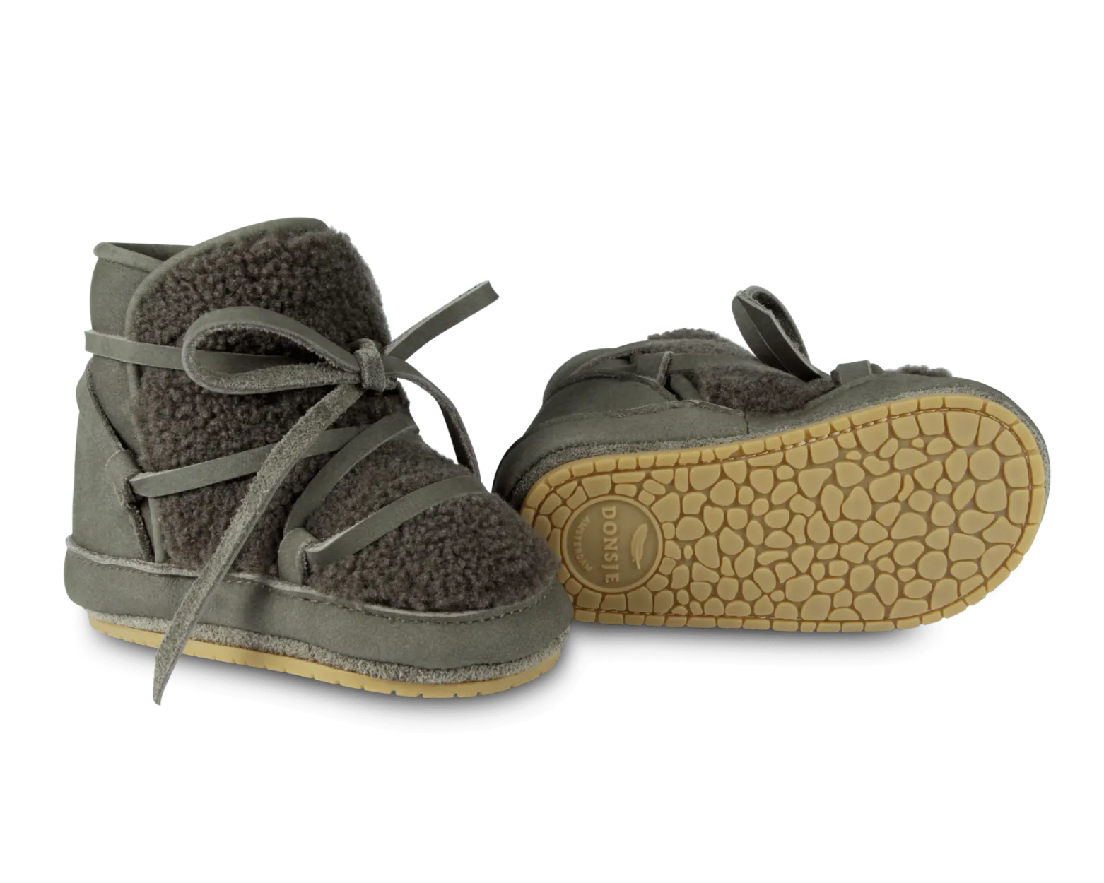 Cassi Booties | Stone Nubuck