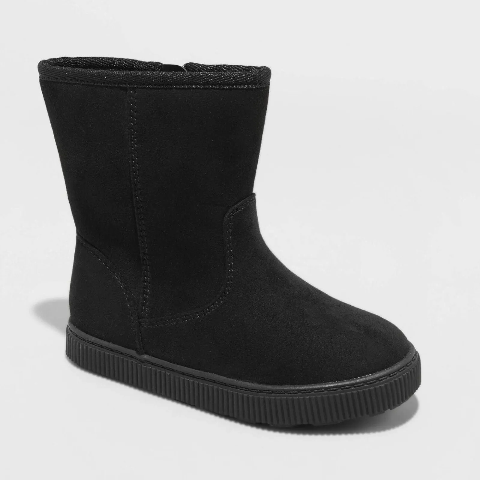 Cat & Jack Toddler Girls Pip Shearling Style Boots 88435631 Black 13