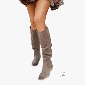 Chic Knee-High Slouchy Boots