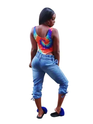 Chill Day-paperbag jeans