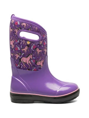 Classic Violet Unicorn Bogs