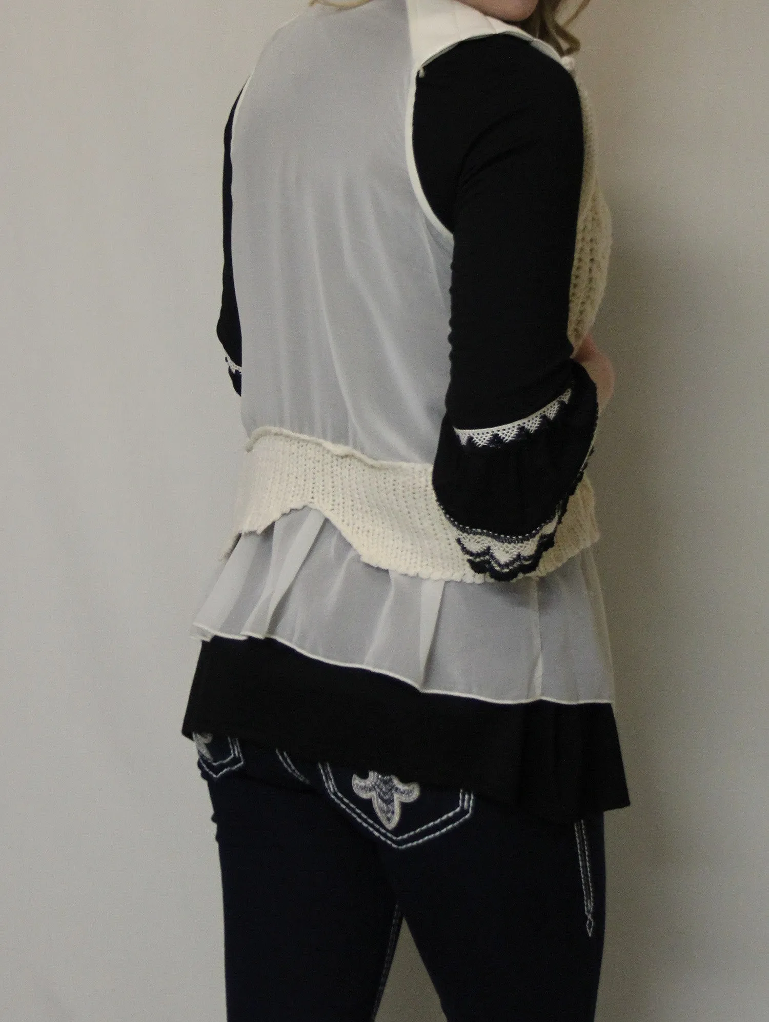 Costa Blanca | Crochet Natural Vest