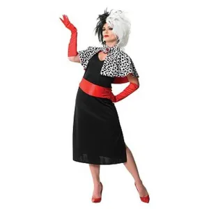 Cruella De Vil Deluxe Costume Size M
