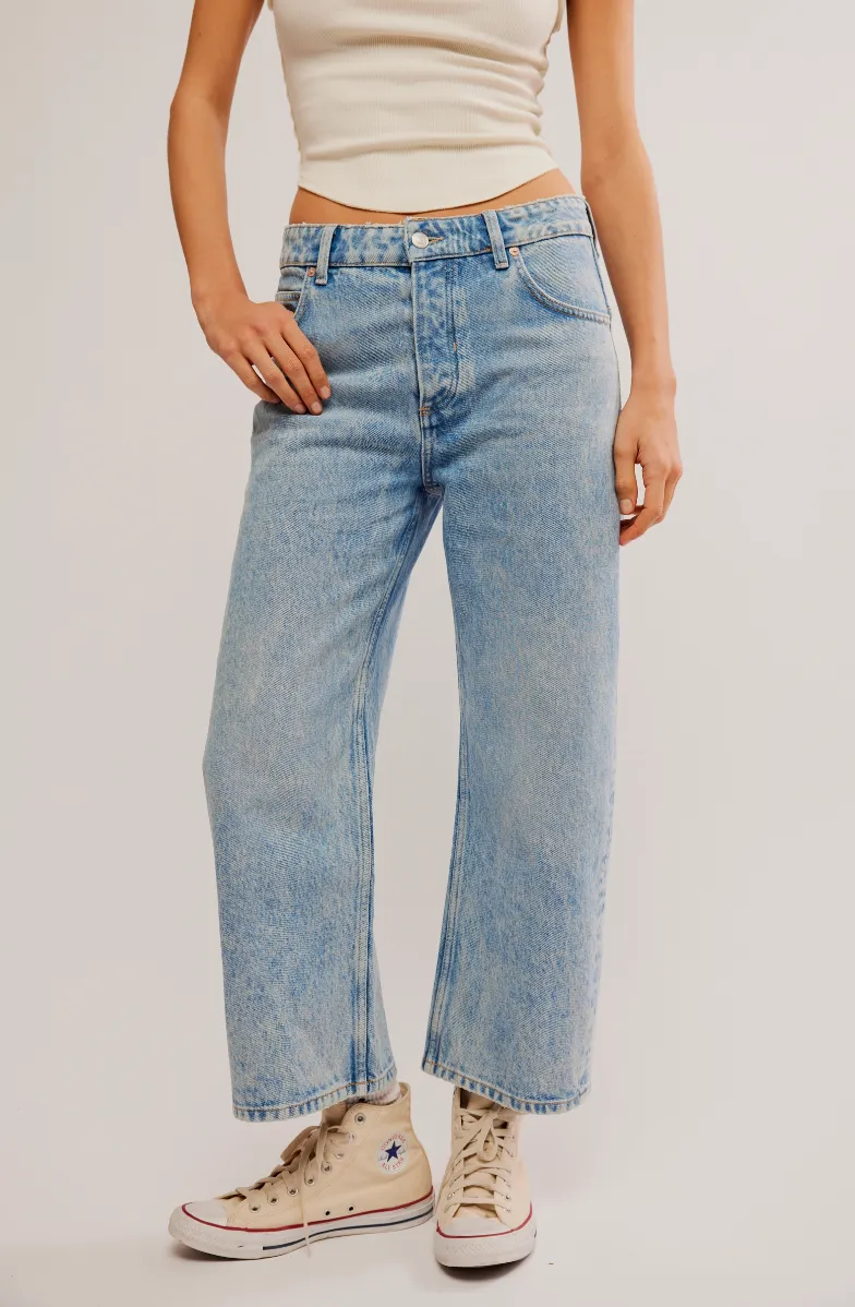 Deep Trance Dropped Boyfriend Jeans