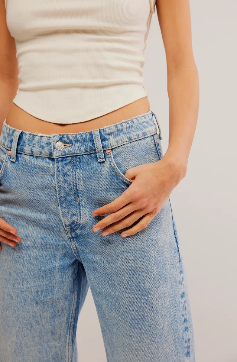 Deep Trance Dropped Boyfriend Jeans