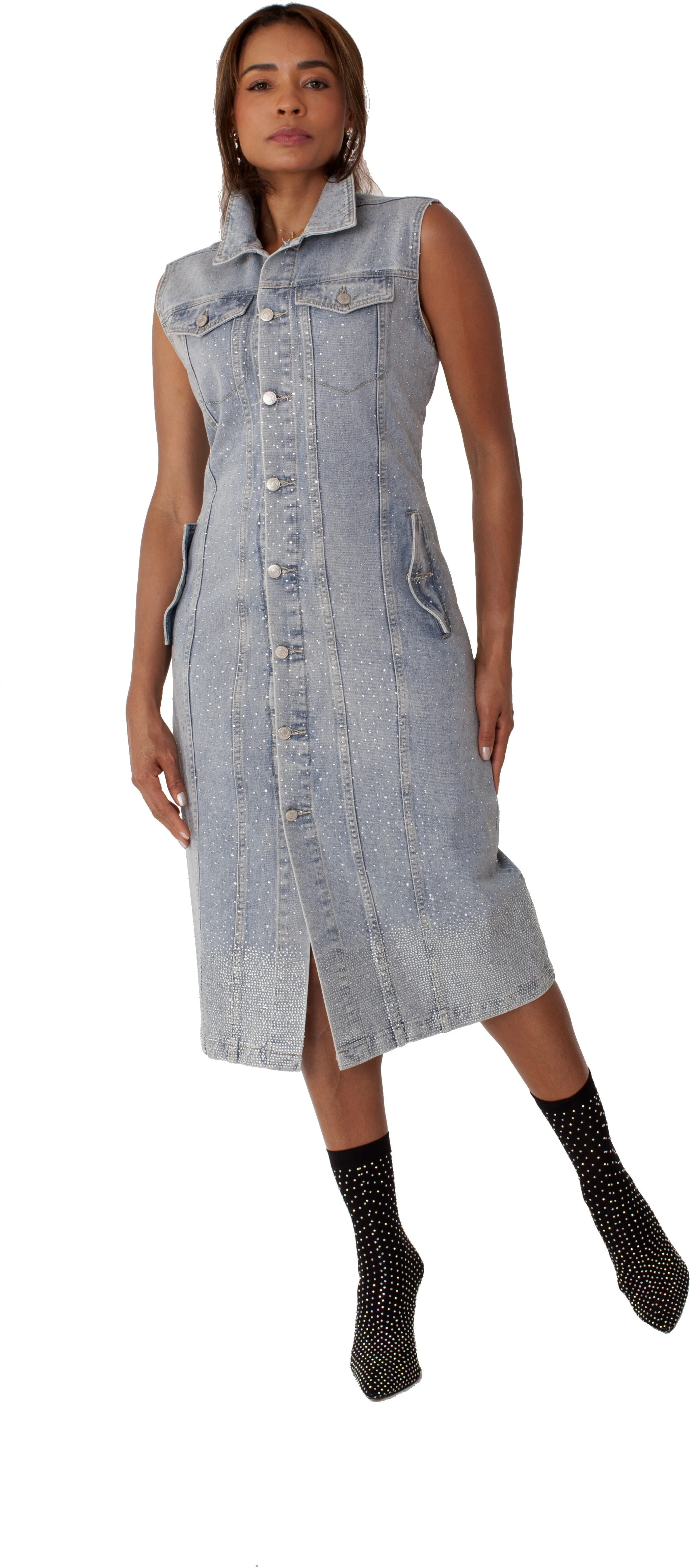 Denim Dress -82310