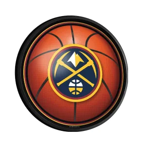 Denver Nuggets: Basketball - Round Slimline Lighted Wall Sign