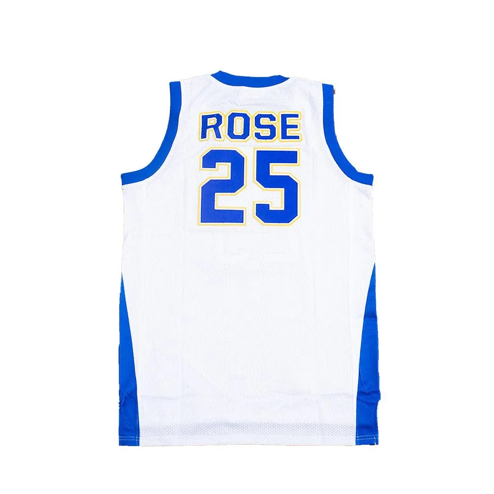 DERRICK ROSE HIGH SCHOOL BASKETBALL JERSEY (WHITE)