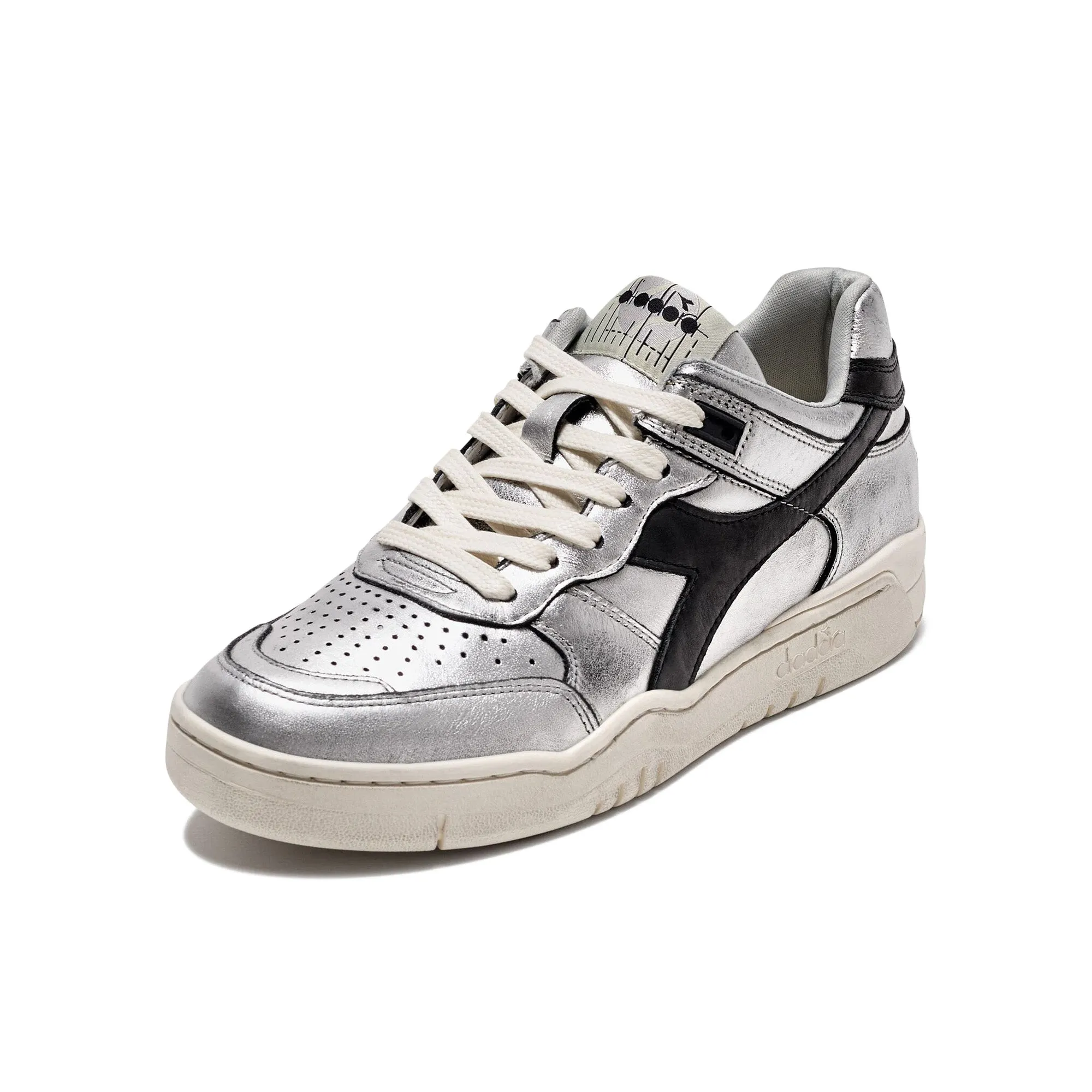 Diadora B.560 Silver Used WN 'Silver Metallized/Black'