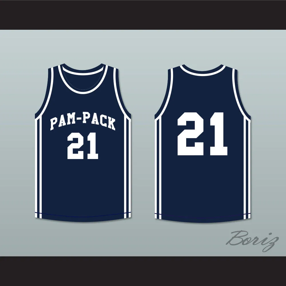Dominique Wilkins 21 Washington High School Pam-Pack Basketball Jersey