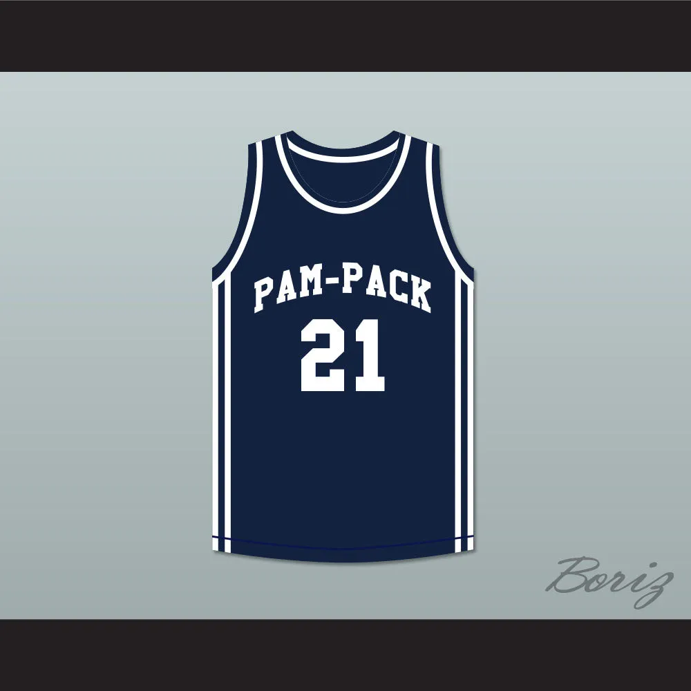 Dominique Wilkins 21 Washington High School Pam-Pack Basketball Jersey