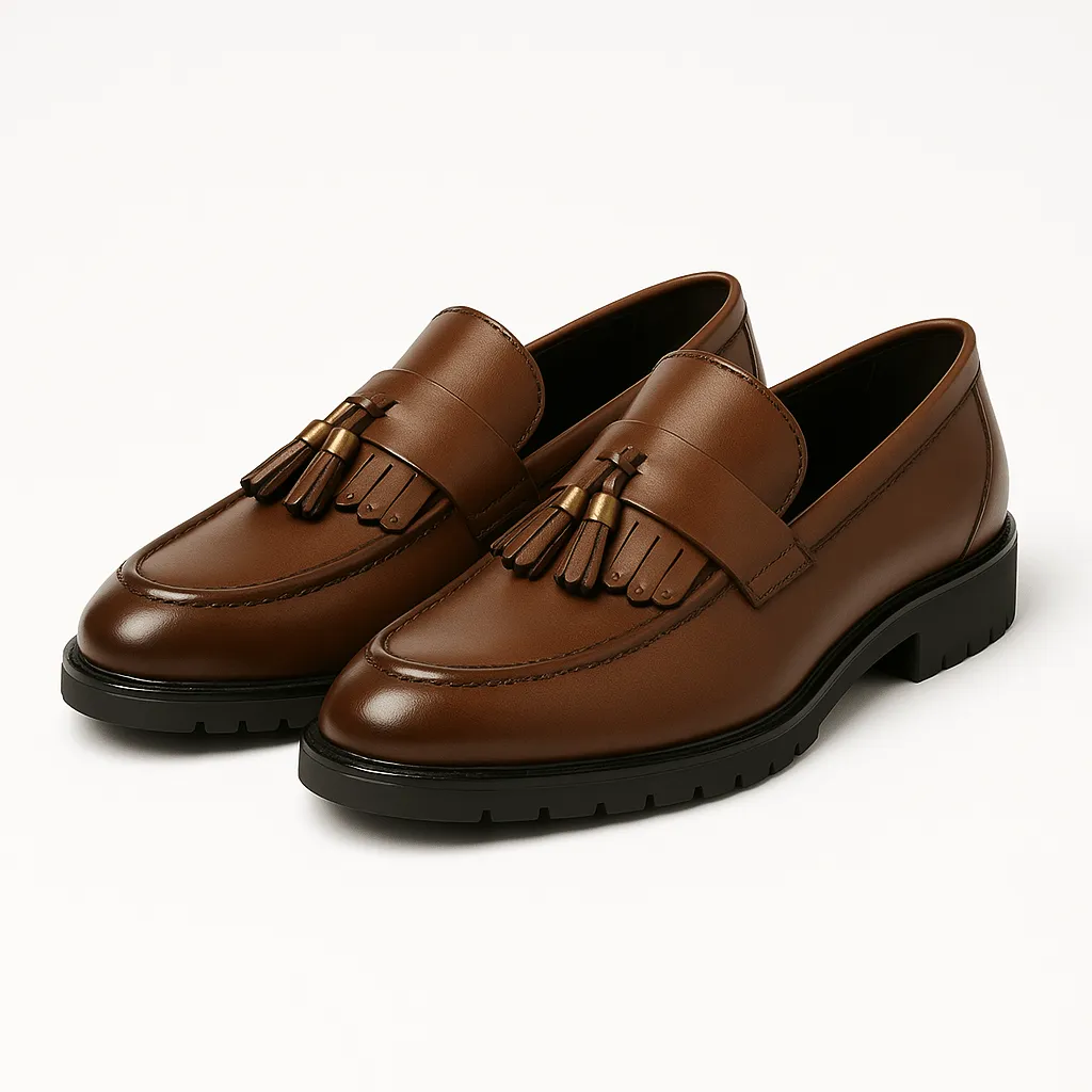 Domoir | Elegant Leather Oxford Loafers