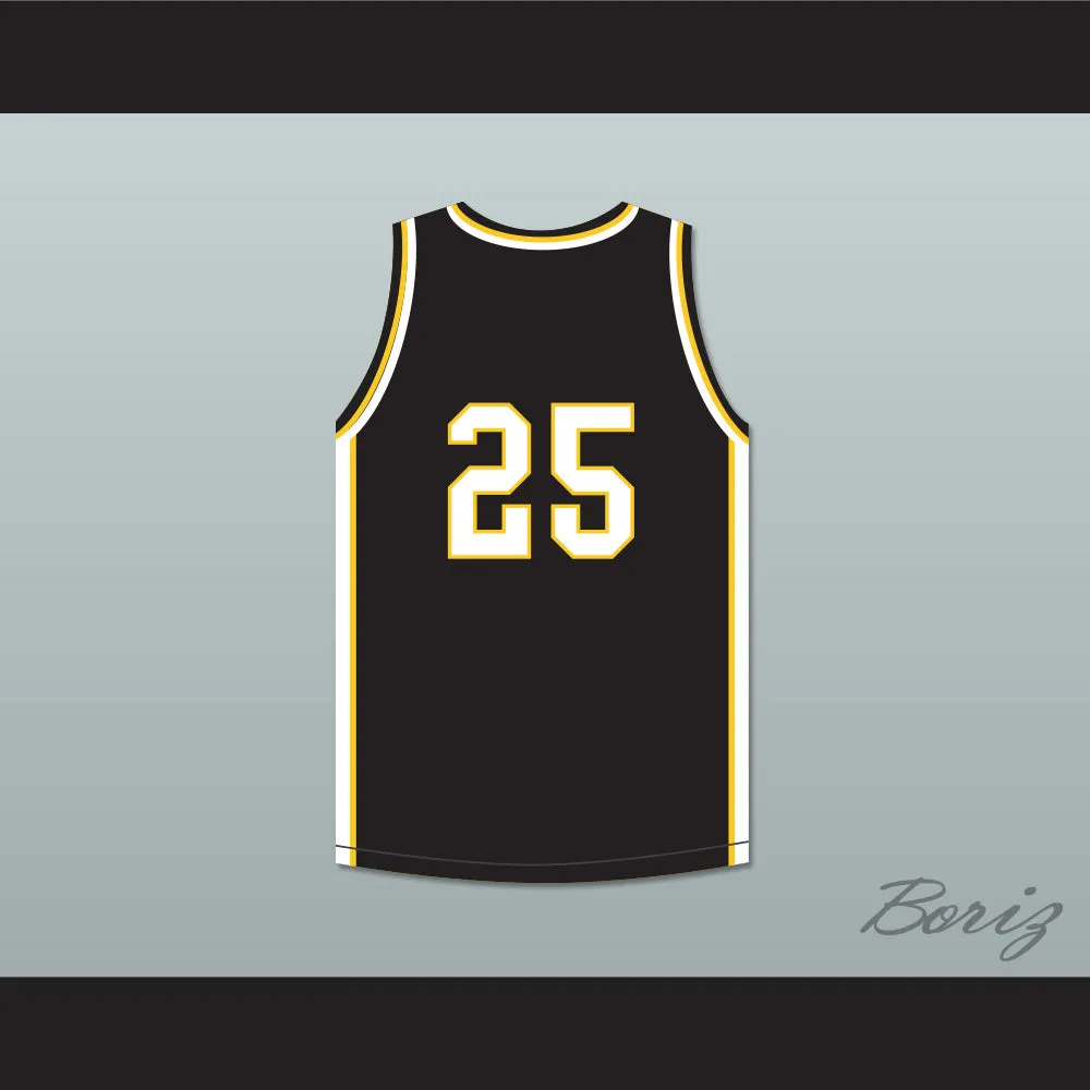 Dwyane Wade 25 Harold L. Richards High School Bulldogs Black Basketball Jersey 3