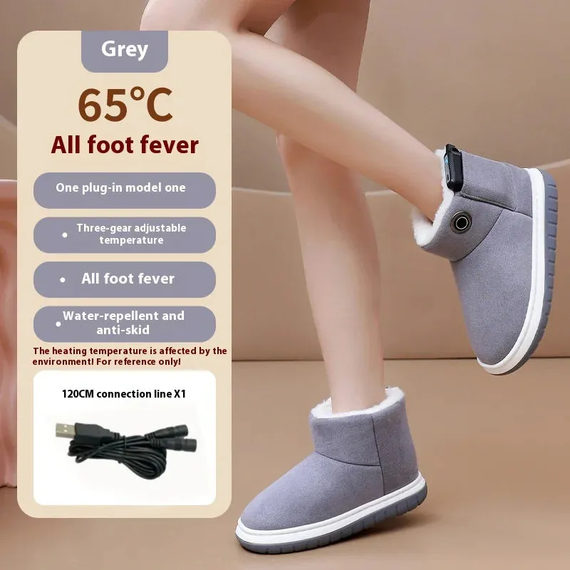 Electric Heated Boots with Rechargeable Heating Technology for Ultimate Winter Comfort