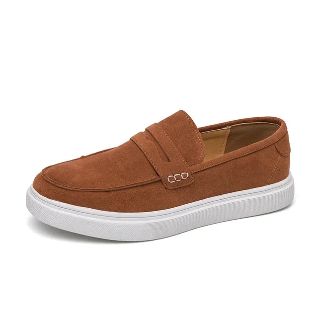 Elegante Herren-Loafer Leder Schuhe