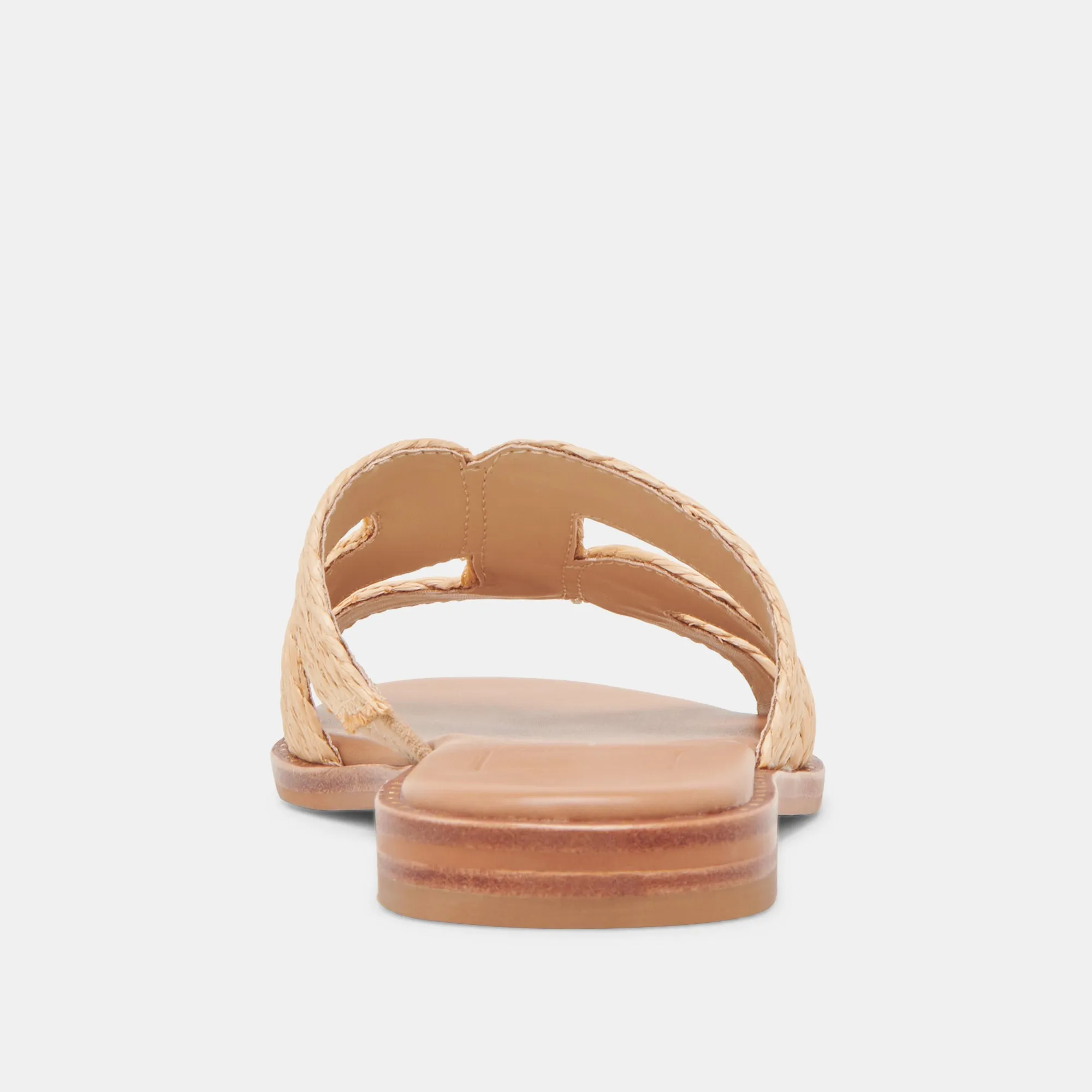 EMON SANDALS LT NATURAL RAFFIA